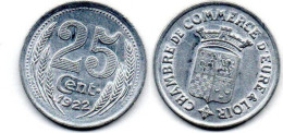 MA 25323 / Eure Et Loir 25 Centimes 1922 SUP - Monetari / Di Necessità