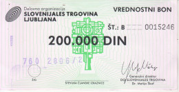 8870    SLOVENIJA   BON   200.000  DINARA - Slovenia