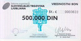 8871    SLOVENIJA   BON   500.000  DINARA - Slowenien