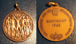 MEDAGLIA  CAMPIONATI STUDENTESCHI ROMA 1968 - Italia