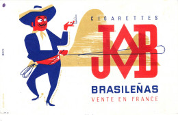 BUVARD - CIGARETTES  " JOB "  Brasilenas - Tabacco & Sigarette