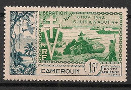 CAMEROUN - 1954 - Poste Aérienne PA N°Yv. 44 - Libération - Neuf Luxe ** / MNH / Postfrisch - Posta Aerea