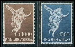● VATICANO 1962 ֍ AEREO ● Angeli ● N. 45 / 46 ** ● Serie Completa ● Cat. ? € ● Lotto N. 251 ● - Posta Aerea
