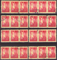 TRIESTE ZONA B, STT VUJA, 1948. 1. MAGGIO, LABOR DAY, USED X 8 - Gebraucht