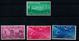 India Centenary 1954, SG346, 348, 349, 351 Michel 15€ MNH - Neufs