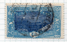 APR1167 - COTE COSTA SOMALIS 1925 , Yvert N. 135 Usato. - Oblitérés