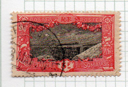37CRT446 - COTE COSTA SOMALIS 1915 , Yvert N. 99 Usato. - Oblitérés