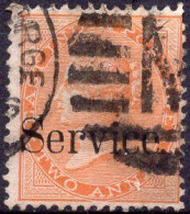 INDIA (BRITISCH OCCUPATION) :1870: Y.S20° : 2 Annas :  Gestempeld / Oblitéré / Cancelled. - 1858-79 Compagnie Des Indes & Gouvernement De La Reine