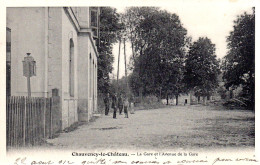 CHAUVENCY - LE - CHÂTEAU  -  La Gare Et L' Avenue De La Gare - Other & Unclassified