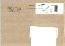 Mon Timbre En Ligne - "STYLO"  - LETTRE VERTE  - Max 20g - 26-04-23 - Printable Stamps (Montimbrenligne)