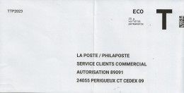 Lettre T Eco 20gr La Poste/Philaposte - Cartas/Sobre De Respuesta T