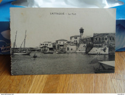 Cpa LATTAQUIÉ Le Port  1925  Franchise Militaire - Syrie