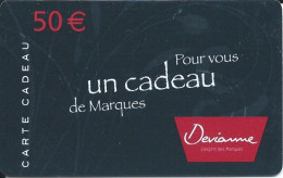 Carte Cadeau - Devianne /50 € -   GIFT CARD /GESCHENKKARTE - Gift Cards