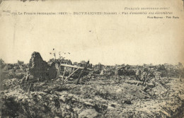 BEUVRAIGNES - VUE D'ENSEMBLE DES DECOMBRES - LA FRANCE RECONQUISE - 1917 - Beuvraignes