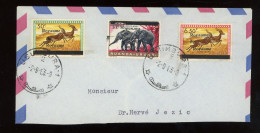 Variété Sur Première émission. ROYAUME DU ROYAUME Et Surcharge Renversée Sur Eléphant - Used Stamps