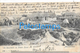 214296 URUGUAY MONTEVIDEO UN RANCHERIO EN SANTA LUCIA POSTAL POSTCARD - Uruguay