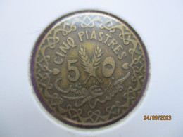 Syria: 5 Piastres 1936 - Syria