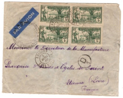 Ivory Coast - April 3, 1940 Abidjan Censored Cover To France - Côte D'Ivoire (1960-...)