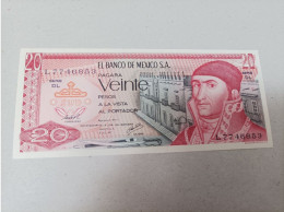 Billete De México 20 Pesos Del Año 1977, UNC - Mexico
