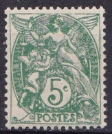 FR7008 - FRANCE – 1900 – 5c BLANC VARIETY - Y&T # 111a MVLH - 102,50 € - Nuevos