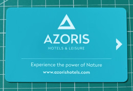 PORTUGAL HOTEL KEY CARD AZORIS HOTELS - Chiavi Elettroniche Di Alberghi