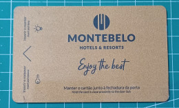 PORTUGAL HOTEL KEY CARD MONTEBELO - Chiavi Elettroniche Di Alberghi