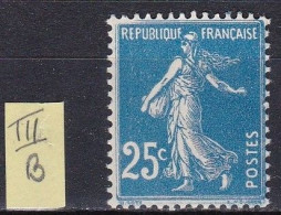 FR7032 - FRANCE – 1907 – SOWER TYPE - Y&T # 140j MNH 7 € - Unused Stamps