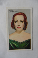 Chromo Cigarettes Gallaher 1934 Actrice Joan Crawford N°7 Screen & Stage Series - Gallaher