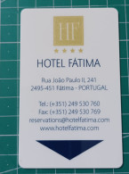 PORTUGAL HOTEL KEY HOTEL DE FATIMA - Chiavi Elettroniche Di Alberghi