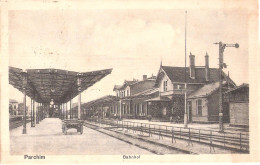 PARCHIM Mecklenburg Bahnhof Bahnsteig Gleisseite Marken Ohne Papierverlust Abgelöst - Parchim