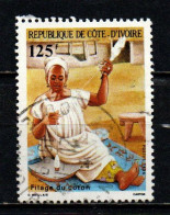 COSTA D'AVORIO - 1985 - FILATURA DEL COTONE - USATO - Côte D'Ivoire (1960-...)