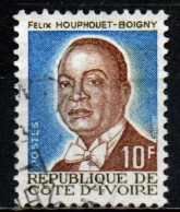 COSTA D'AVORIO - 1986 - Houphouet-Boigny - USATO - Côte D'Ivoire (1960-...)