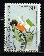 COSTA D'AVORIO - 1992 - 32° ANNIVERSARIO DELL'INDIPENDENZA - USATO - Côte D'Ivoire (1960-...)