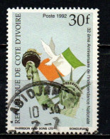 COSTA D'AVORIO - 1992 - 32° ANNIVERSARIO DELL'INDIPENDENZA - USATO - Côte D'Ivoire (1960-...)