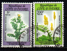 COSTA D'AVORIO - 1993 - PIANTE MEDICINALI - USATI - Côte D'Ivoire (1960-...)