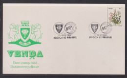 Venda 1982 Date Stamp Belgica Card - Venda