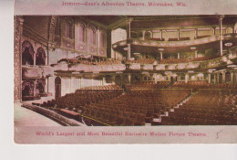 INTERIOR SAXE'S ALHAMBRA THEATRE MILWAUKEE WISCONSIN  VG - Milwaukee