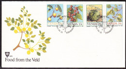 Venda 1985 Food From The Veld First Day Cover 1.24 - Venda