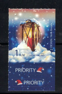 LOT DE 1 TP NEUF**MNH, FINLANDE, 2012, NOËL , ADHESIF. PRIORITY - Nuevos