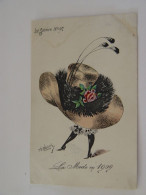 CARTE POSTALE ILLUSTRATEUR ROBERT-LE SOURIR N 97 LA MODE 1909 - Robert