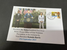 25-9-2023 (2 U 7) USA - President Biden Establish First-Ever White House Office Of Gun Violence Prevention (21-9-2023) - Andere & Zonder Classificatie