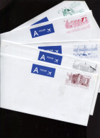 Belgie Geillustreerde Brief 5 X Brussel Postmuseum Charleroi Chaudfontaine Ninove Zee (ship) New Face Value 13.25€ - Tarjetas Ilustradas (1971-2014) [BK]