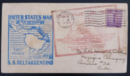 SD)USA. MAP. STEAM TRIP. CIRCULATED TO CUBA - Collections