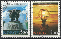 Norwegen Norway 1991. Mi.Nr. 1068-1069, Used O - Gebraucht