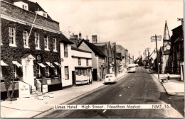 25-9-2023 (2 U 10) UK (older B/w) Needham Market  Limes Hotel (posted 1965 To Liverpool) - Hotels & Restaurants