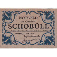 Billet, Allemagne, Schobull, 1 Mark, Texte, 1921, 1921-06-01, SPL, Mehl:1194.8 - Other