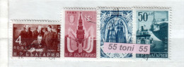 1950 Soviet Bul Treaty Mutual Assistance 4v.- Oblitere/used (O) Bulgaria / Bulgarien - Used Stamps