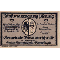 Billet, Allemagne, Bismarckhütte, 25 Pfennig, Batiment, 1921 SPL Mehl:108.1 - Other