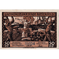 Billet, Allemagne, Bitterfeld, 50 Pfennig, Gare 1921-12-01, SPL Mehl:111.3 - Other