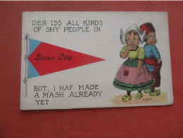 Signed Artist Dutch Children    Sioux City  Iowa > Sioux City   Ref  6192 - Sioux City